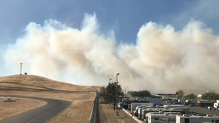 Championship Races Paused To Save Thunderhill Raceway From Massive Grass Fire